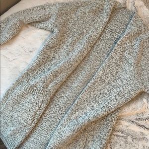 Light gray cardigan